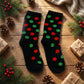 Soft dotted socks women        
