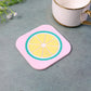 Premium Silicone Drink Coaster (1 Pc, 8×8 cm / Mix Design)