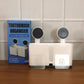 Wall Mounted 3 Compartment Toothbrush Holder with Adhesive Installation (1 Pc)