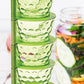 4-in-1 rotating pickle rack container for kitchen storage