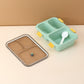 Plastic Lunch Box for Kids, Lunch Box (3 Compartment Lunch Box)