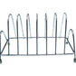 Stainless steel square plate rack stand for kitchen use