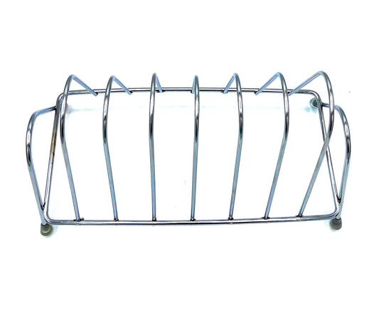 Durable square plate stand for kitchen organization