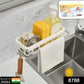Hanging Drain Rack & Sponge Holder Basket for Kitchen Sink Storage