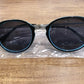 Sky Blue UV Protected Round Sunglasses, classic Sunglasses for Men & Women
