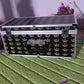 Wooden & Aluminium Portable Suitcase Travel Tool Box (38×17×18 Cm / 1 Pc)