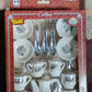 Tickles Tea toy Set | Coffee Kitchen Plastic Set (14 Pcs / Mix Size & Design)
