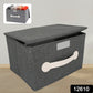 Small Foldable Storage Box With Lid And Handles(28×20×16 Cm / 1 pc)