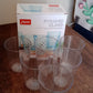 Apex Pyramid Ringo Plastic Glass – 300ml Approx | Durable, Crystal-Clear Tumbler