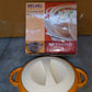 Insulated Hot Pot Inner Stainless Steel Serving Casserole with Lid (800 ML Approx)