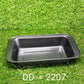 Non-stick baking tray with steel construction for durability.