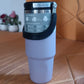 Stainless Steel Vacuum Insulated Coffee Mug with Straw & Tumbler (900 ml)