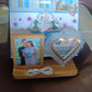 Heart Shape Cystal Led Lamp & Photo Frame Night Lamp | Wedding Gift | love couple