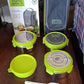 Stainless Steel Tiffin Lunch Box Container / Dabba with 4 Side Clip Lock Lid