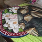 Cute flower mat, 3D visual effect, super absorbent for bathroom