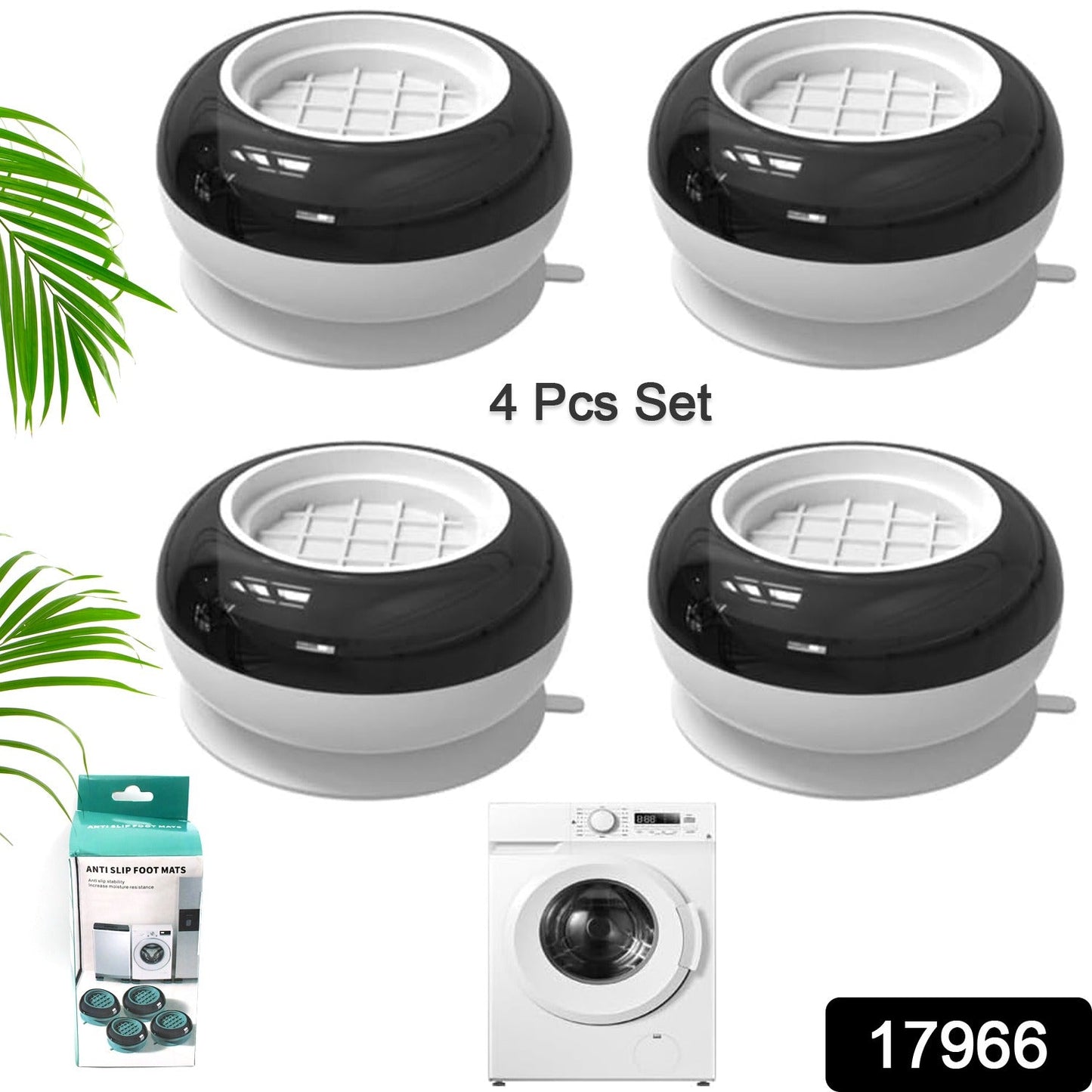 Anti Vibration Pads for Washing Machine,  (4 pcs Set)