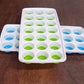 21 Cavity Up Ice Cube Trays-Easy Release Food  Grade  (2 Pc Set)