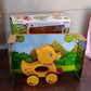 Pull Along Toy with Attractive Design, Developmental Toy for Girl Boy (Duck)