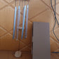 Solar LED Wind Chime with Tubes Soothing Sound & Colorful Glow (1 Set)