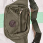 Stylish Multi-Pocket Black Waist Bag / Fanny Pack (1 Pc / Mix Design)