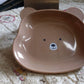 Durable Food Serving Plate, Bear Shaped Plate Cartoon Snack Plates  (1 Pc)