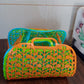 Plastic Basket Bag || Fruit & Vegetable Storage Basket (3 Pcs Set / Multicolor)