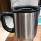 Stainless Steel Vacuum Glass Insulated Glass Coffee Cups, Tumbler (With Lid & Handle / 1 pc)
