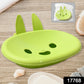 Soap Box  Cute Rabbit Shape Double Bowl Plastic Rack Storage
