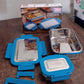 Apex Jerry Lunch Box Stainless Steel Food Container (2 Pc / 700+200 ML Approx)