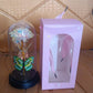 LED Light-Up Eternal Rose Butterfly in Transparent Dome (1 Pc / Battery not Included)