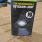 Mini Rechargeable Keychain Flashlight - 4 Light Modes Folding Bracket & Magnetic Base