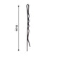 Big Black Hair Bobby Pins (24 Pc)