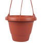 Hanging flower pot with rope