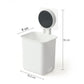Wall Mounted Plastic Toothbrush Holder with Adhesive Installation (2 Pc)
