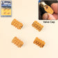 Tire Valve Stem Caps Fit 4pcs Silver